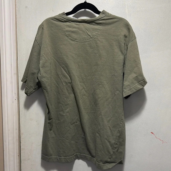 Olive Green Relaxed Fit Short Sleeve Tee boys medium - Picture 4 of 4